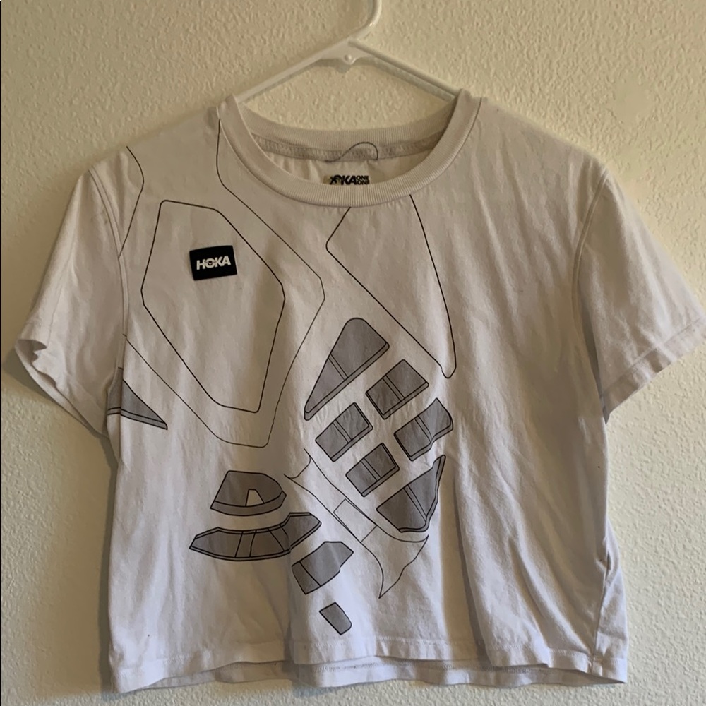 Hoka White Graphic T-Shirt